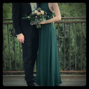 Jenny Yoo Collection Kayla Hunter green dress